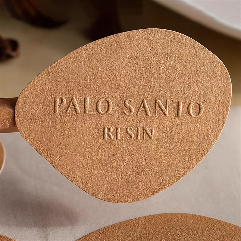 Personalised Candle Label - Op maat gemaakte 3D-geëmbosseerde gouden folie