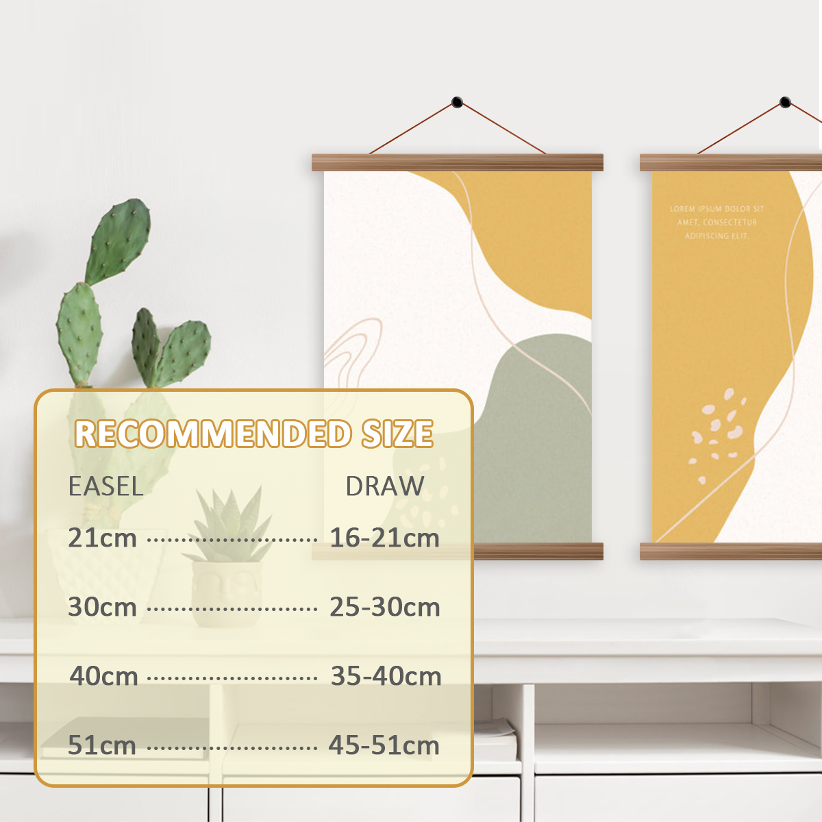 4 Stuks Foto Poster Hanger Fra - Engraved Wood Frame recensie en prijs