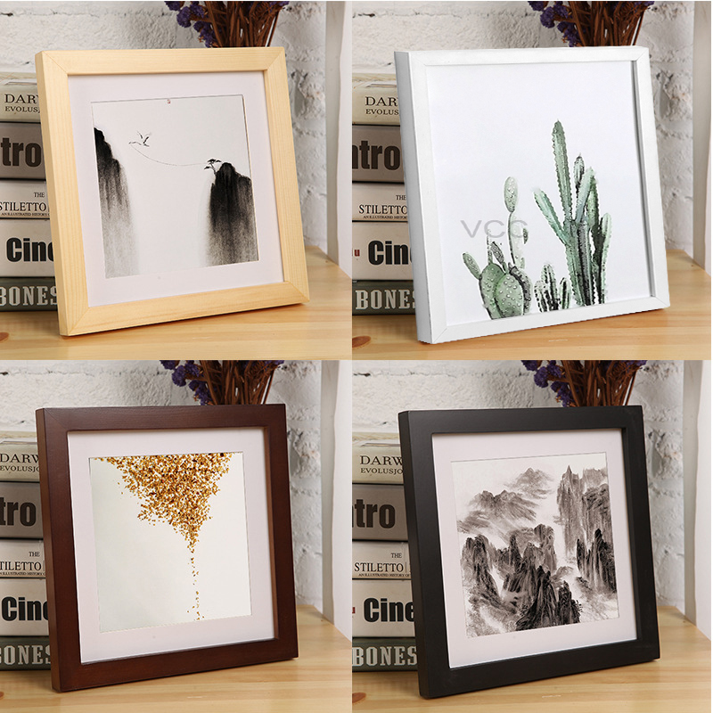 Klassieke Houten Vierkante Fot - Engraved Wood Frame recensie en prijs
