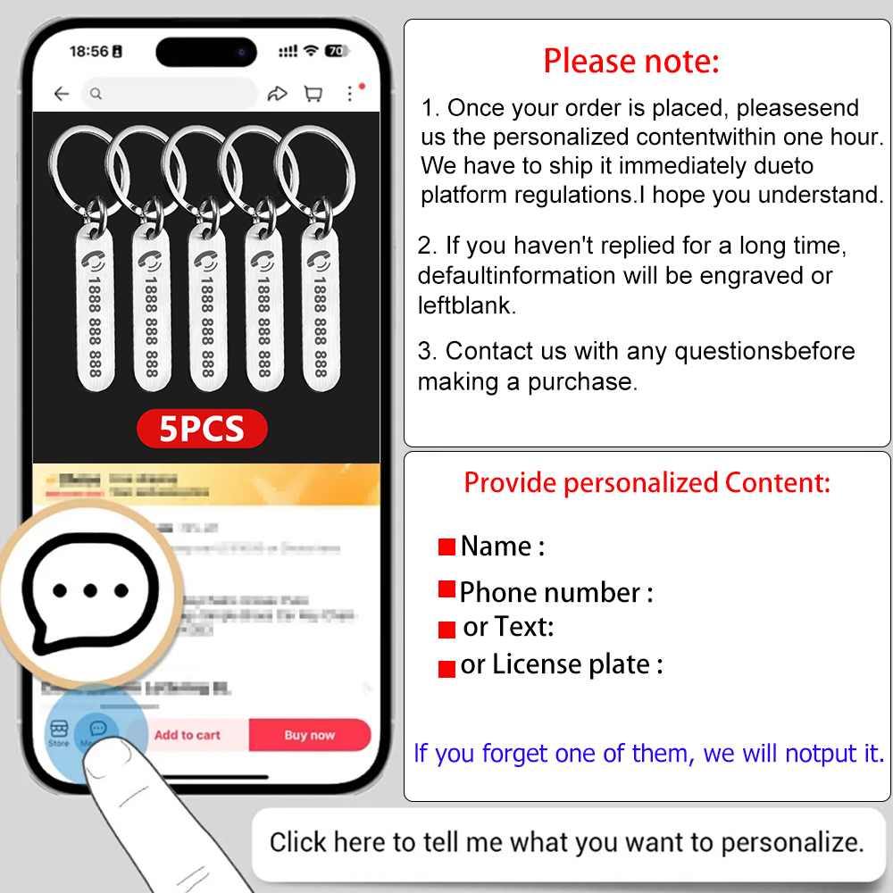 Aangepaste sleutelhangers met  - Initial Ring Custom recensie en prijs
