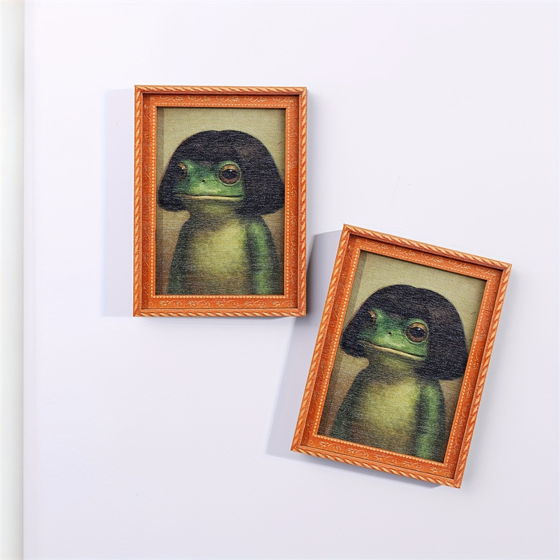 Mini houten fotolijstje kikker - Engraved Wood Frame recensie en prijs